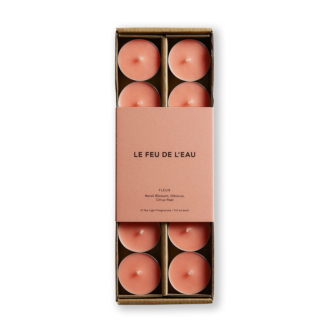 Le Feu De L'eau Tea Lights - Fleur