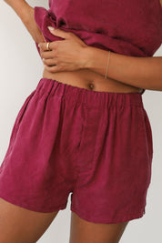 The Boxer Short - Plum