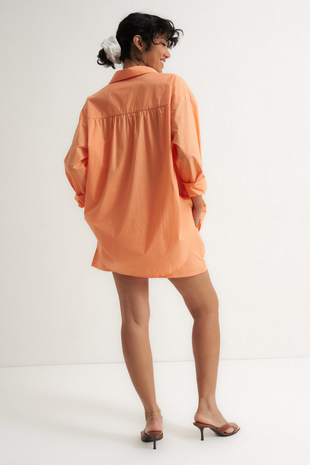 The Poplin Boxer Short - Peach