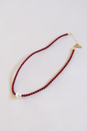 Paris Pearl Cord Necklace