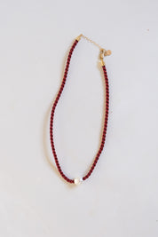 Paris Pearl Cord Necklace