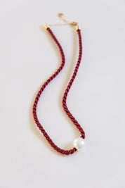 Paris Pearl Cord Necklace