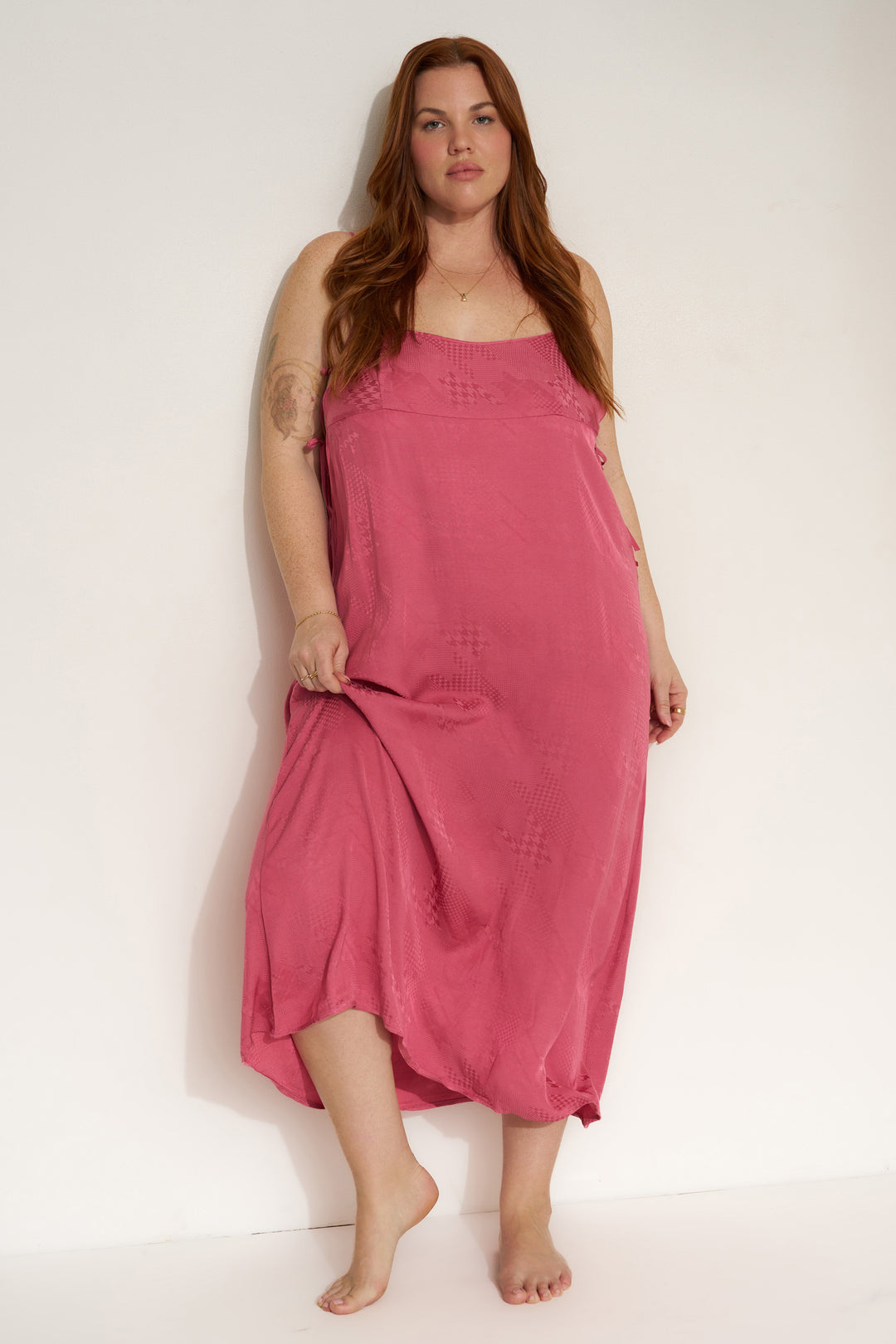 The Flirty Maxi Slip - Rose