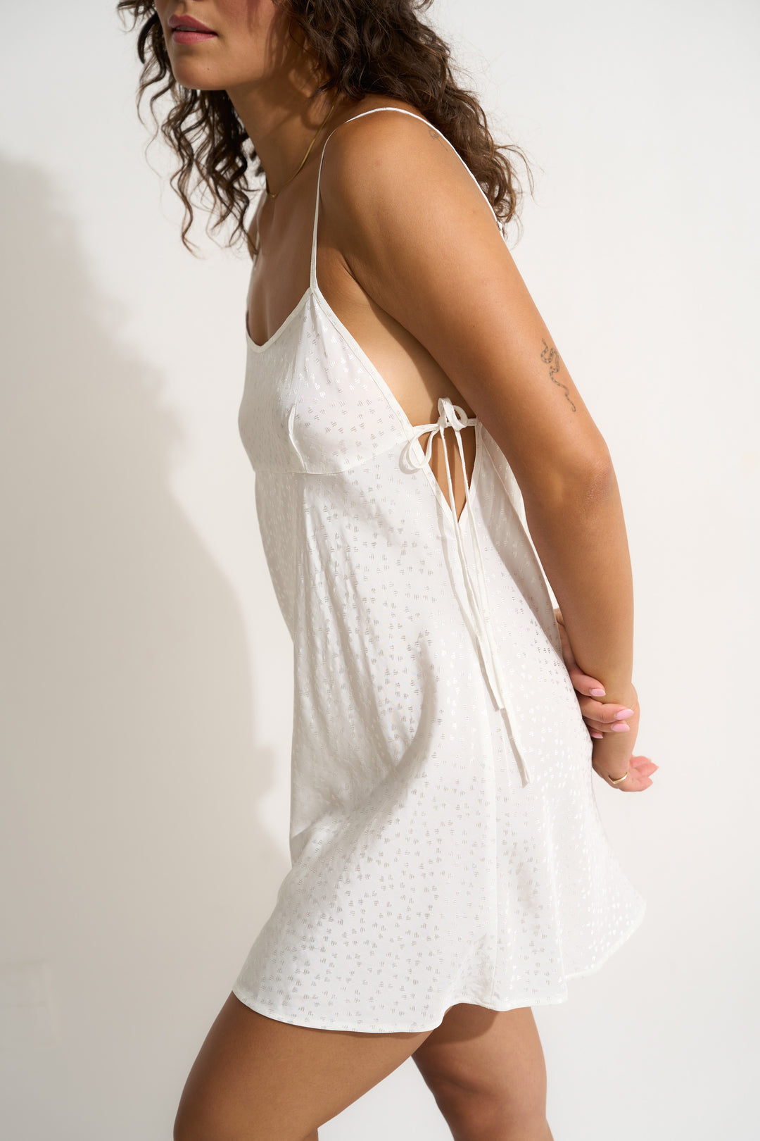 The Flirty Slip - White