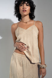 The Spaghetti Cami - Taupe