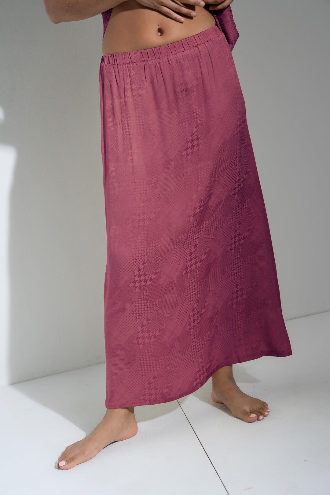 The Cami Skirt Set - Rose
