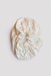 The Big Linen Scrunchie - White