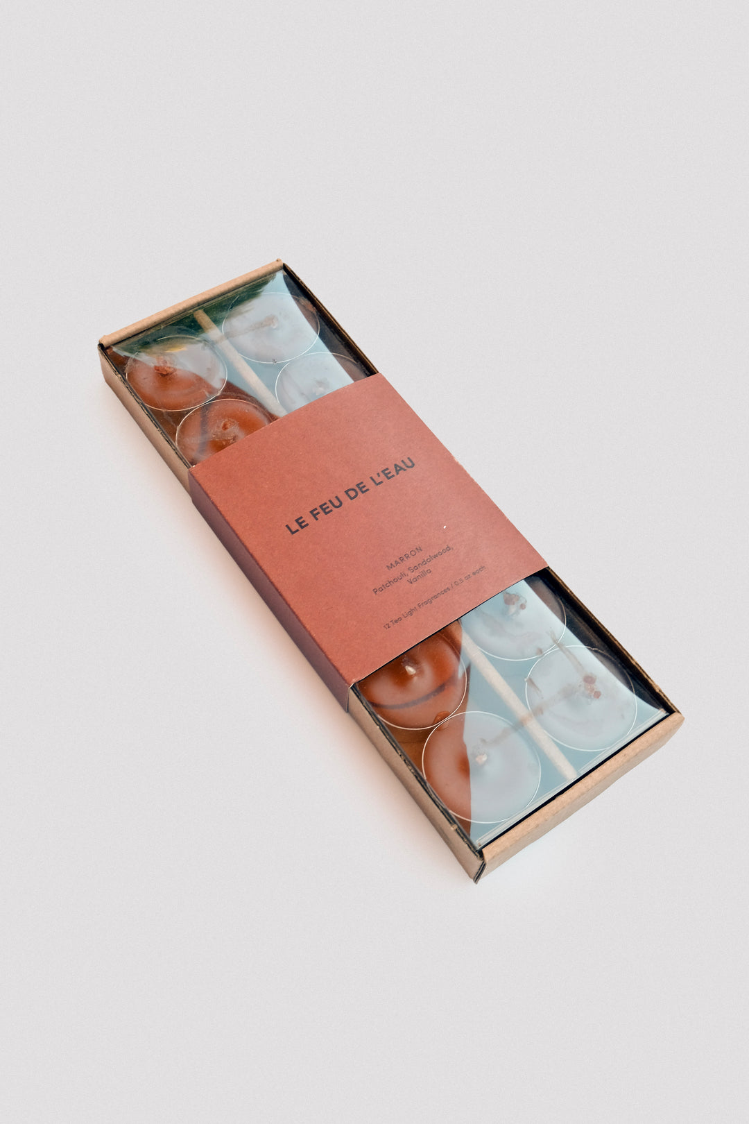 Le Feu De L'eau Tea Lights - Marron