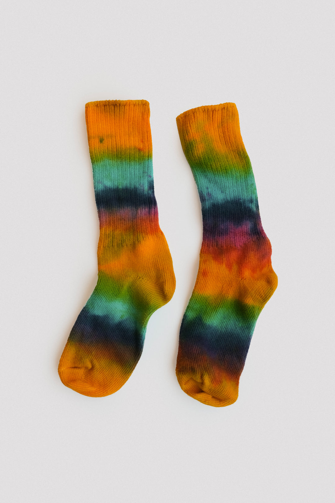 Organic Cotton Tie Dye Crew Socks