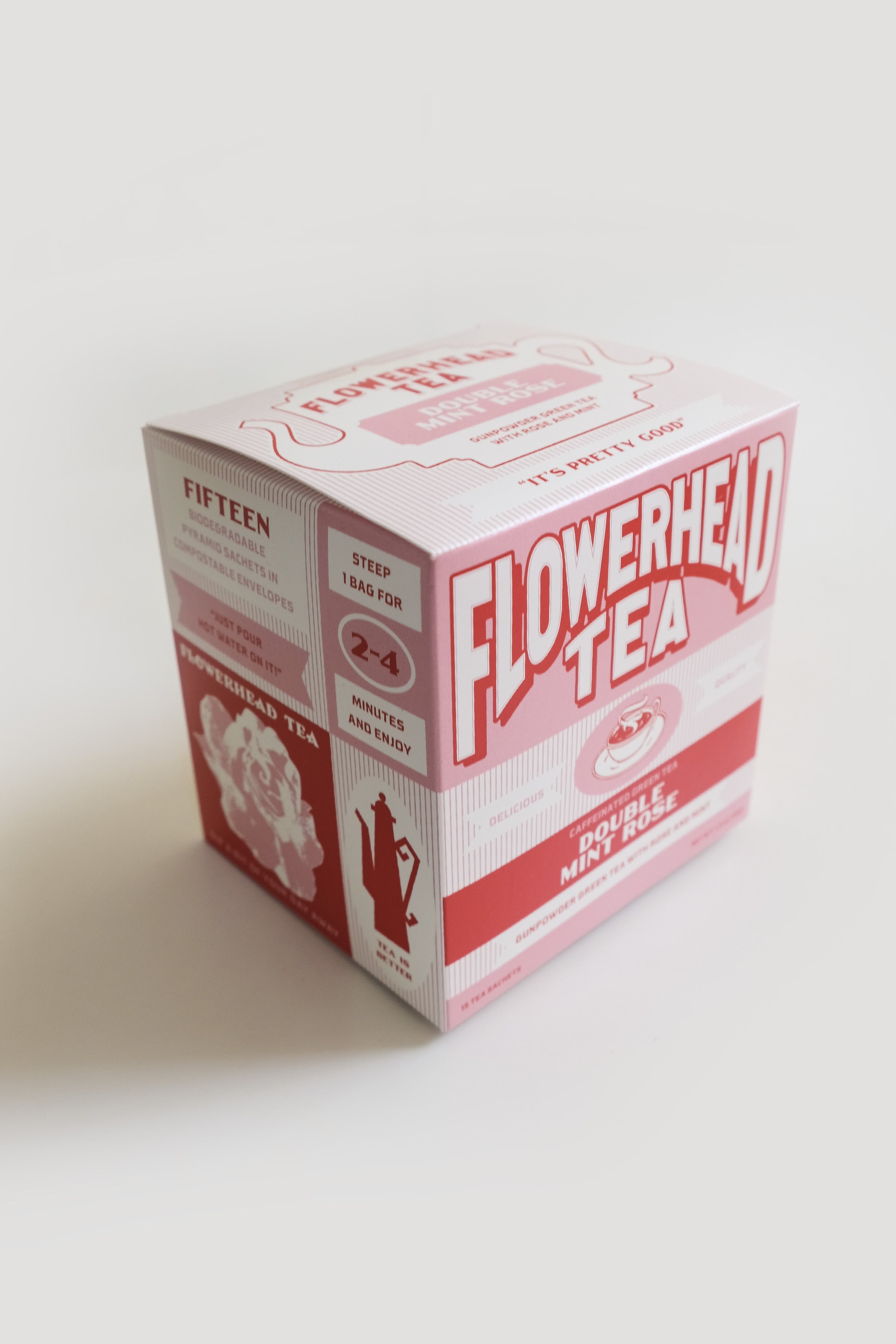 Double Mint Rose Tea Bags