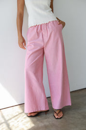The Oxford Boxer Pant - Cherry