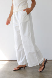 The Oxford Boxer Pant - White