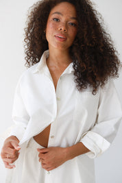 The Oxford Button Down - White