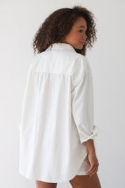 The Oxford Button Down - White