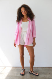 The Oxford Button Down - Pink