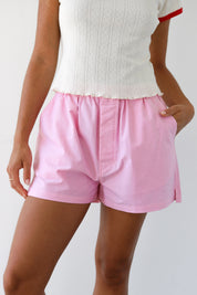 The Oxford Boxer Short - Pink