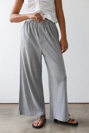 The Pointelle Boxer Pant - Heather Grey