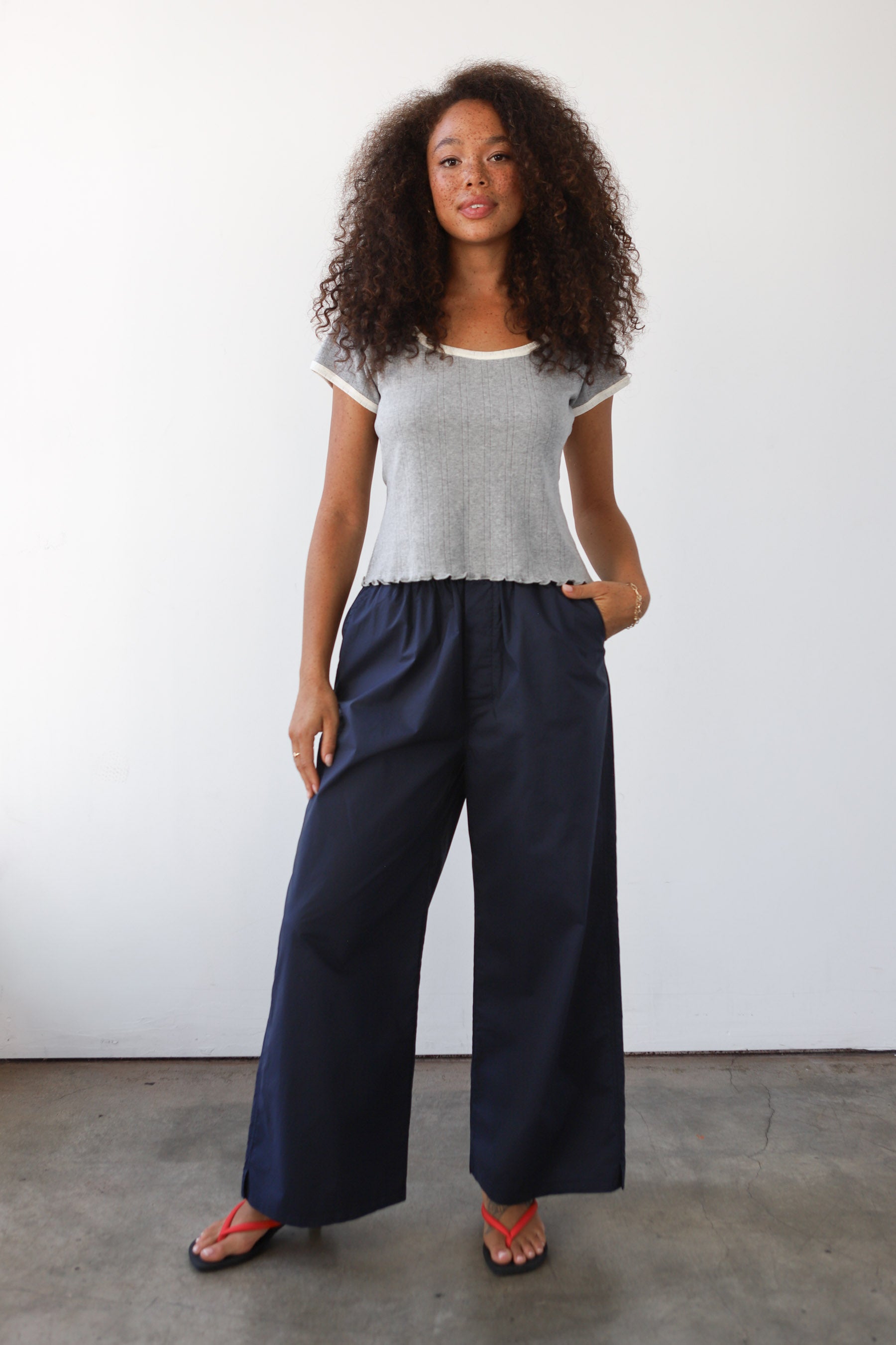 The Ringer Tee - Heather Grey