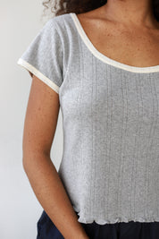 The Ringer Tee - Heather Grey