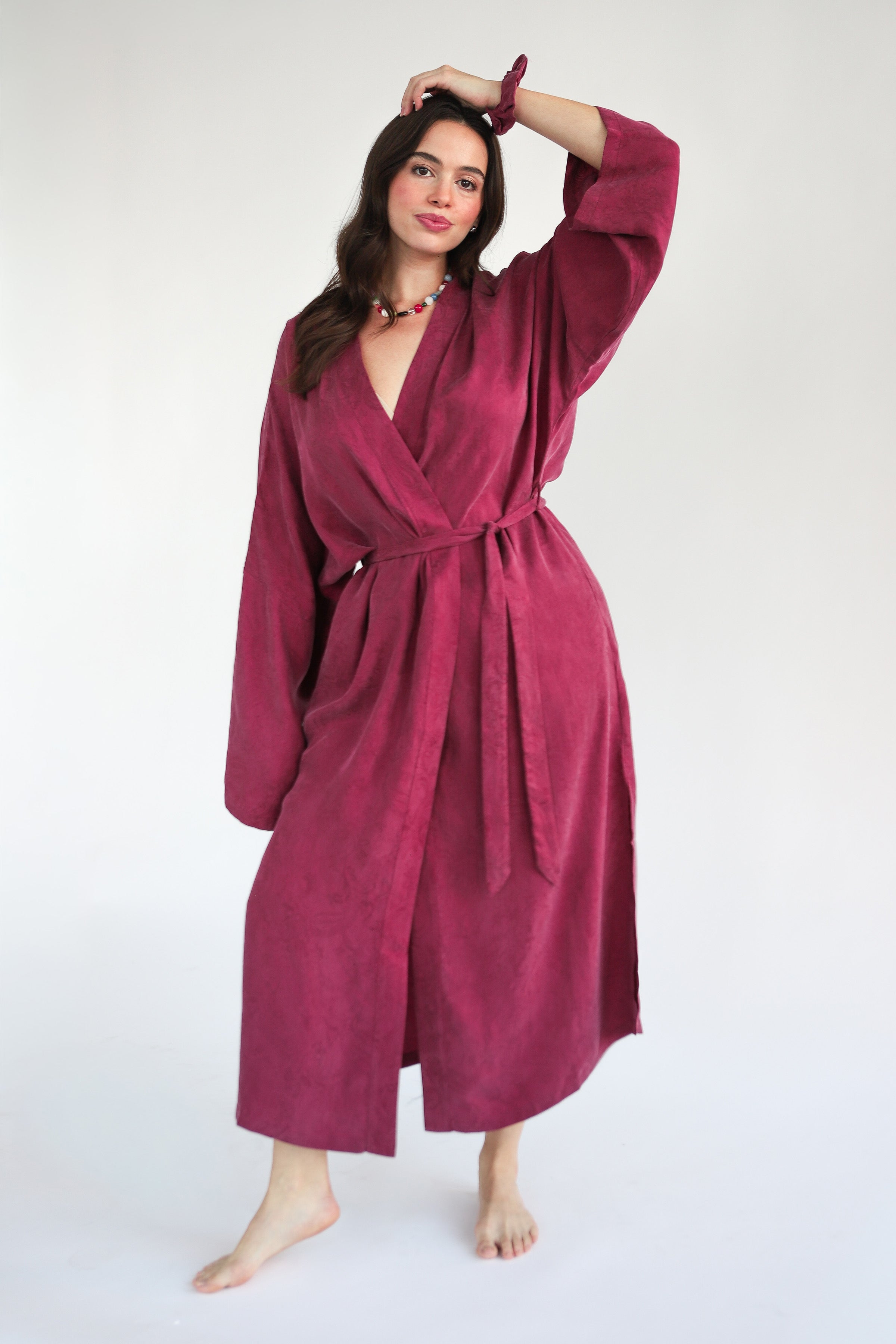 The Long Robe - Plum