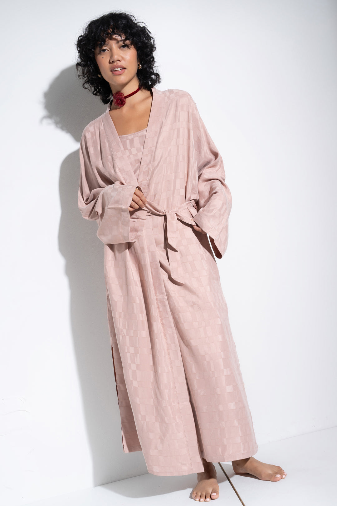 Person Long Robe The Long Robe - Rose – Be Idle