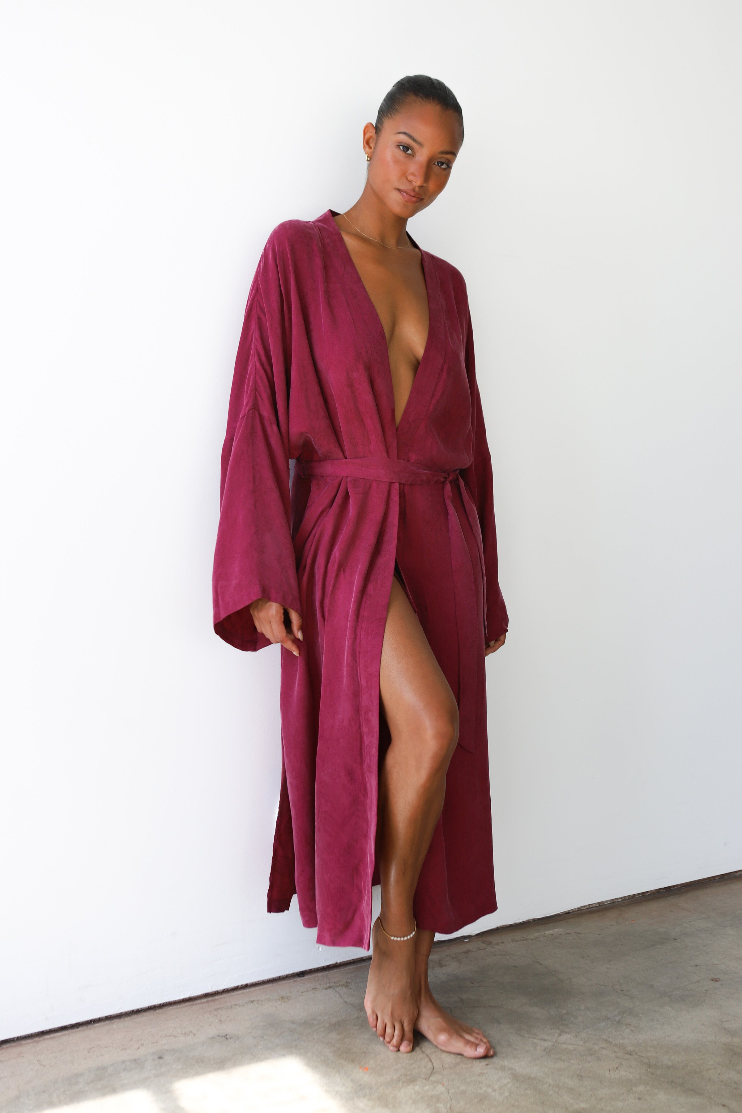 Idle Sleepwear Women's The Long Robe Idle Sleepwear Women's The Long Robe