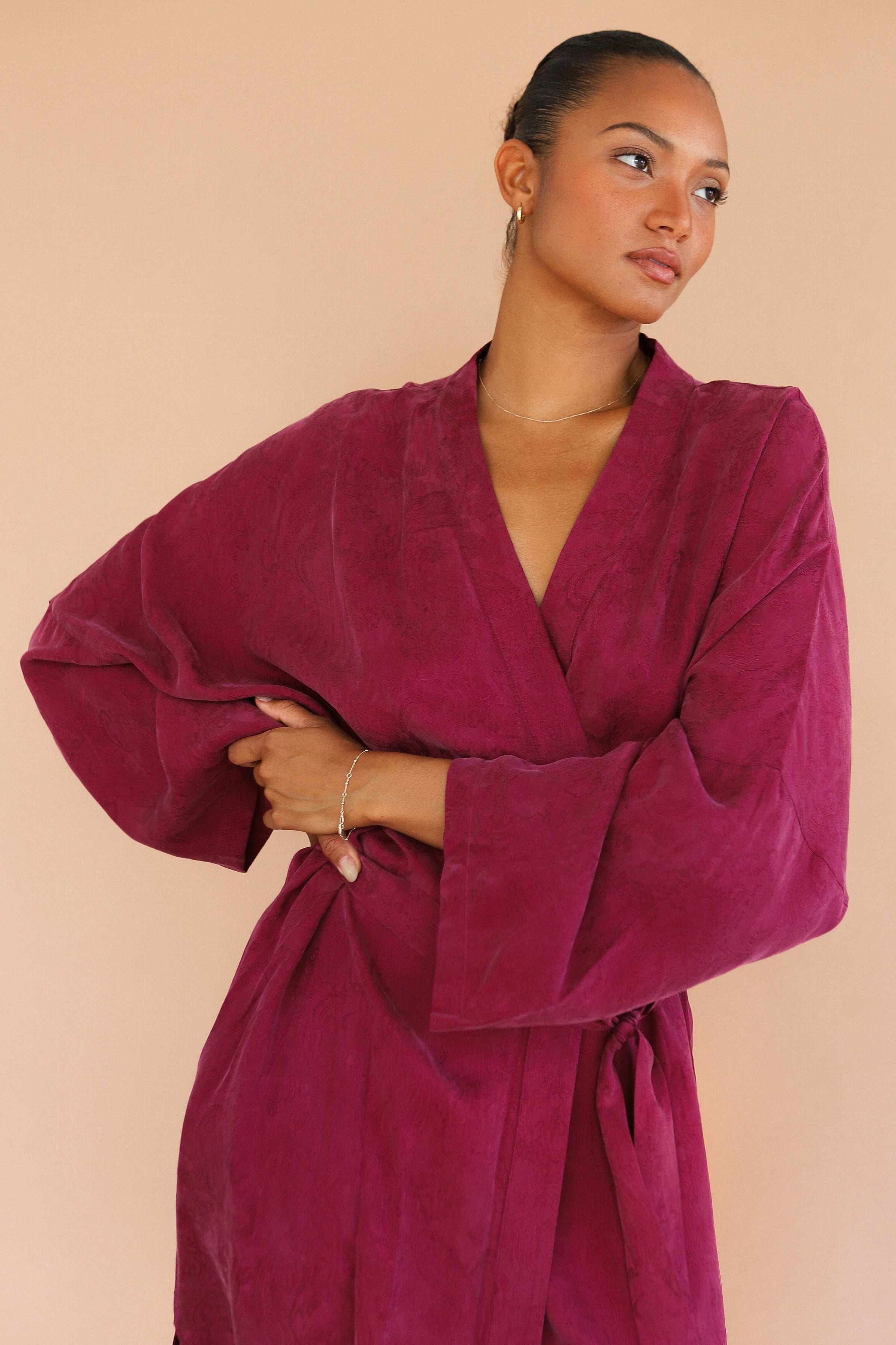 The Long Robe - Plum