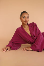 The Long Robe - Plum