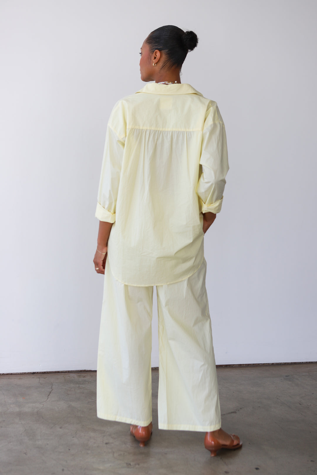 The Poplin Boxer Pant - Butter