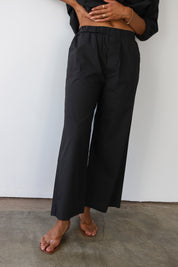 The Poplin Boxer Pant - Black