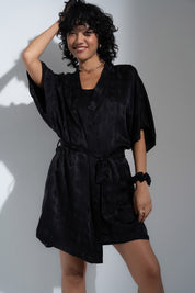 The Short Robe - Black