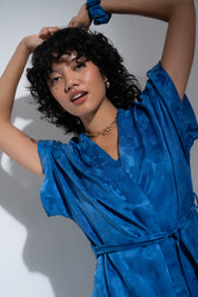 The Short Robe - Cobalt