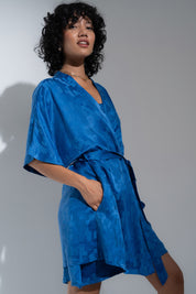 The Short Robe - Cobalt