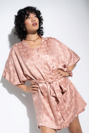 The Short Robe - Mauve