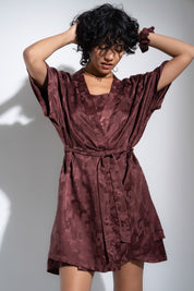 The Short Robe - Brown