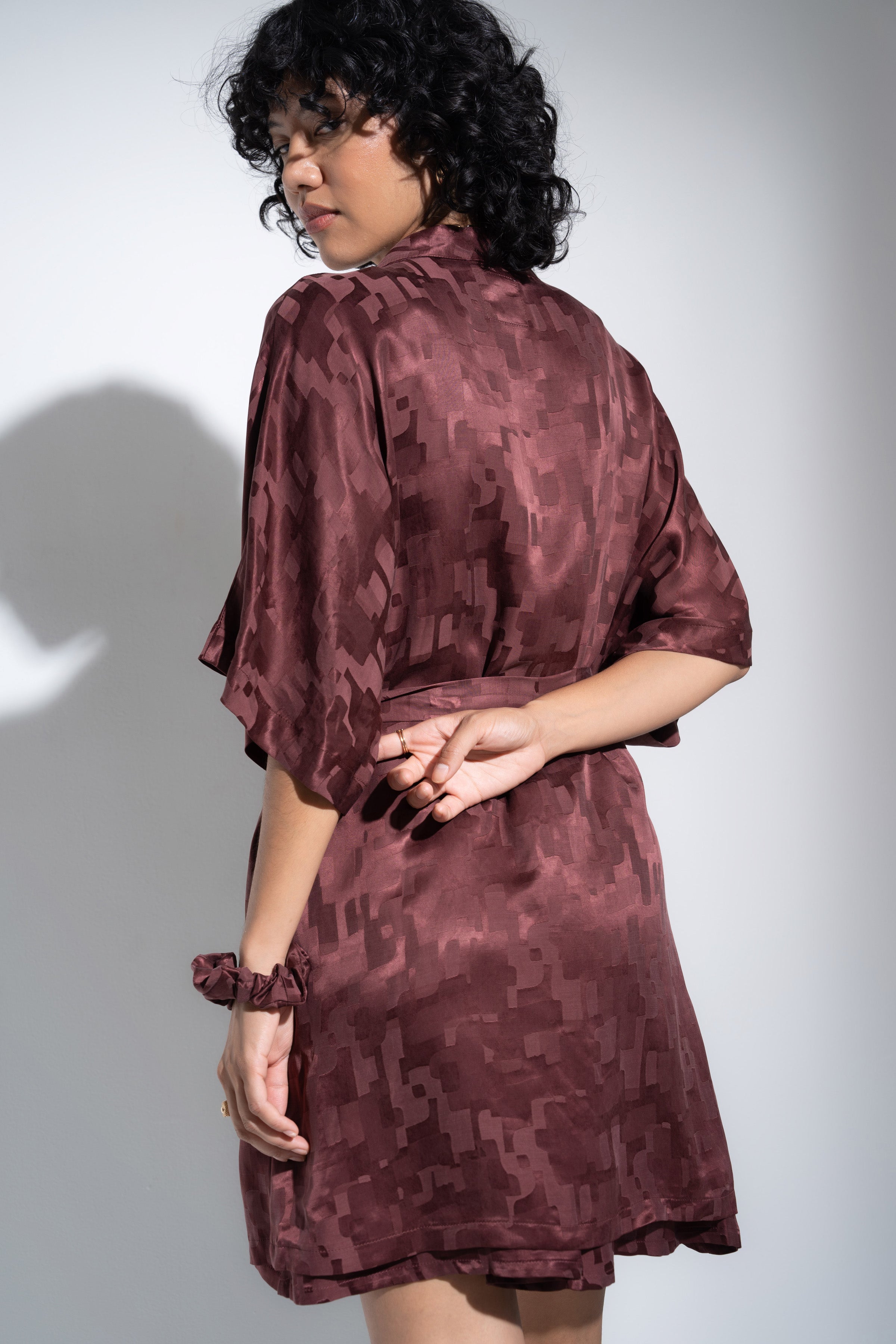 The Short Robe - Brown