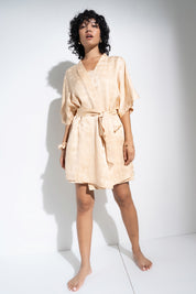 The Short Robe - Creme