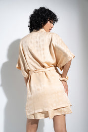 The Short Robe - Creme