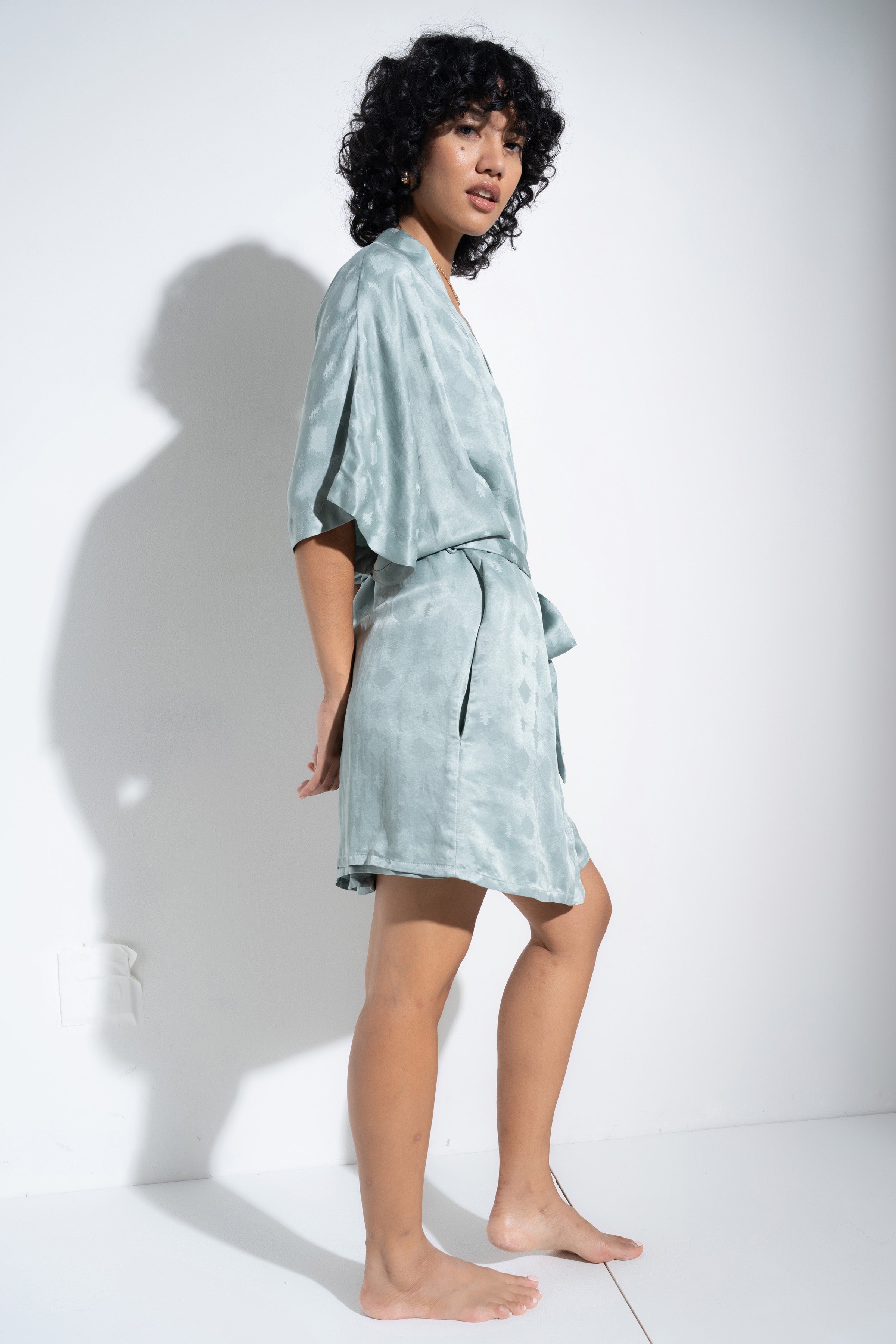 The Short Robe - Mint