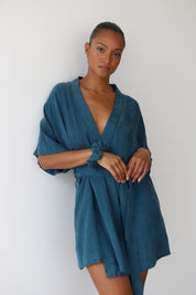 The Short Robe - Teal