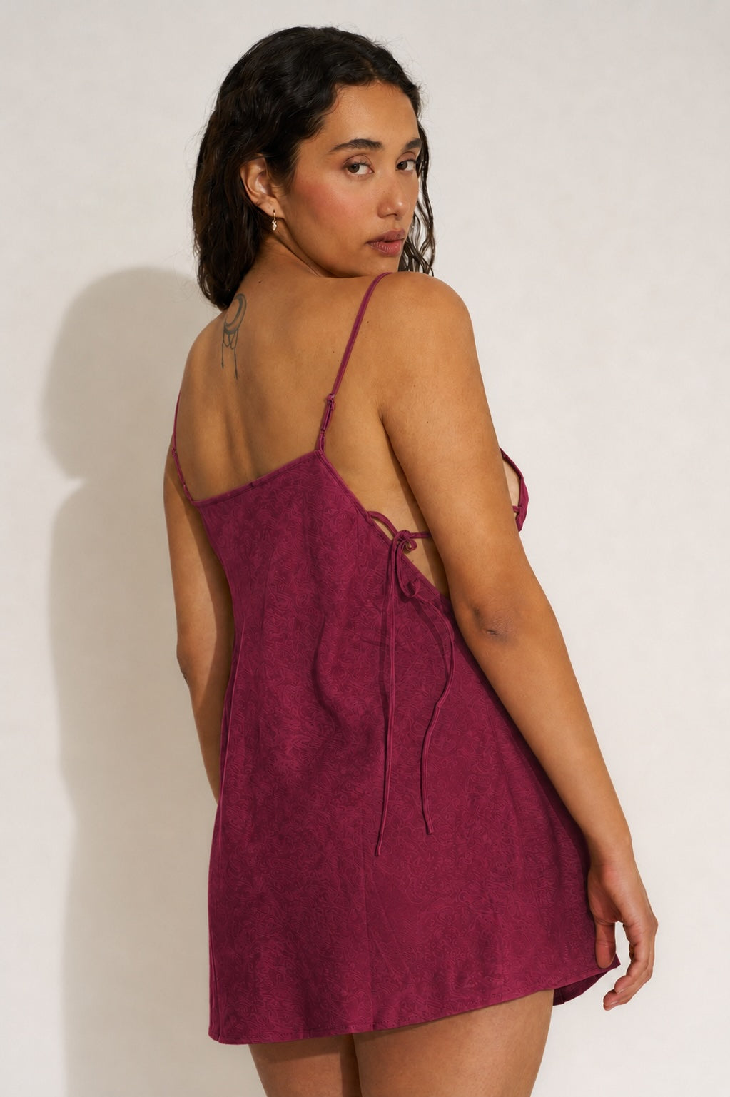 The Flirty Slip - Plum