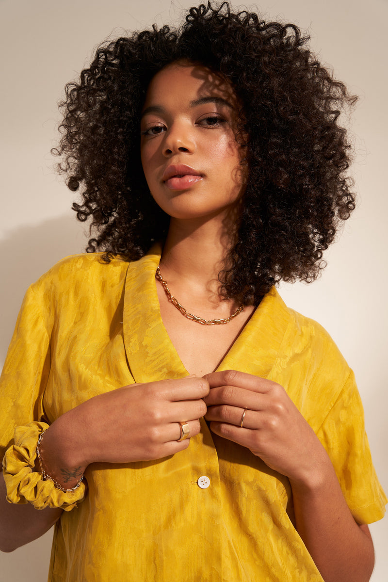 The Button Up - Sunflower – Idle Sleepwear