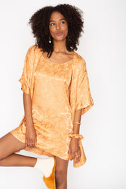 The Short Robe - Tangerine Palm